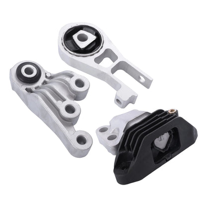 3Pcs Aluminum Engine Mount Bracket for Jeep Renegade 2015–2018