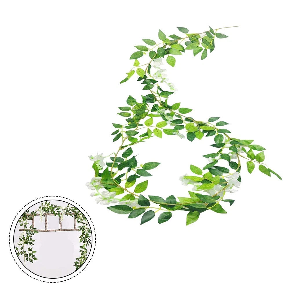 Set of 4 Artificial Wisteria Garlands for Wedding Decorations