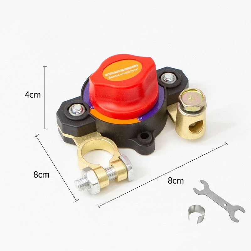 Dual Pole Battery Disconnect Switch 12V 24V for Vehicle Power Off