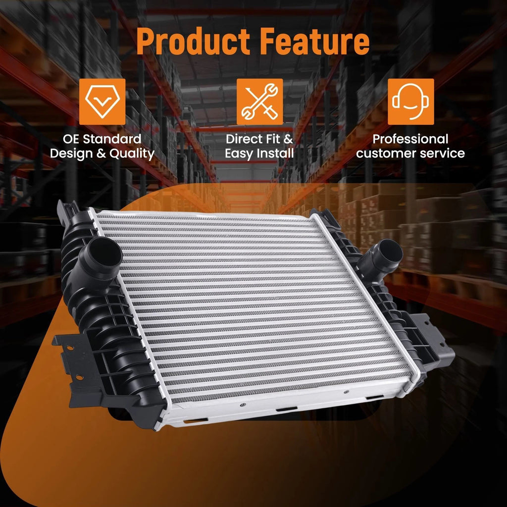 Intercooler for Silverado 1500 LTD 2.7L (2022) 85168760 Direct Replacement
