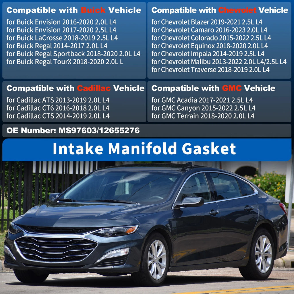 Intake Manifold Gasket Replacement for Chevrolet Malibu (2013–2022)