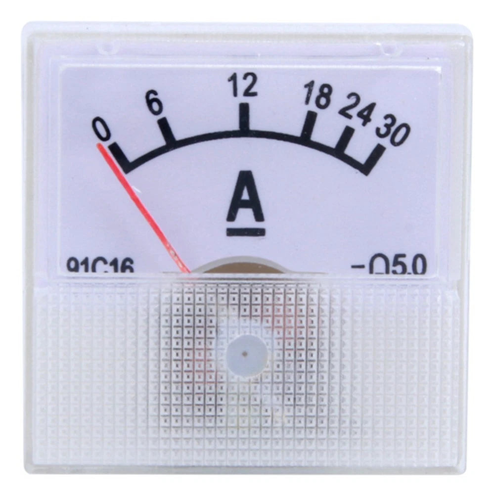 Analog DC Current Meter for Industrial Electrical Use (91C16)