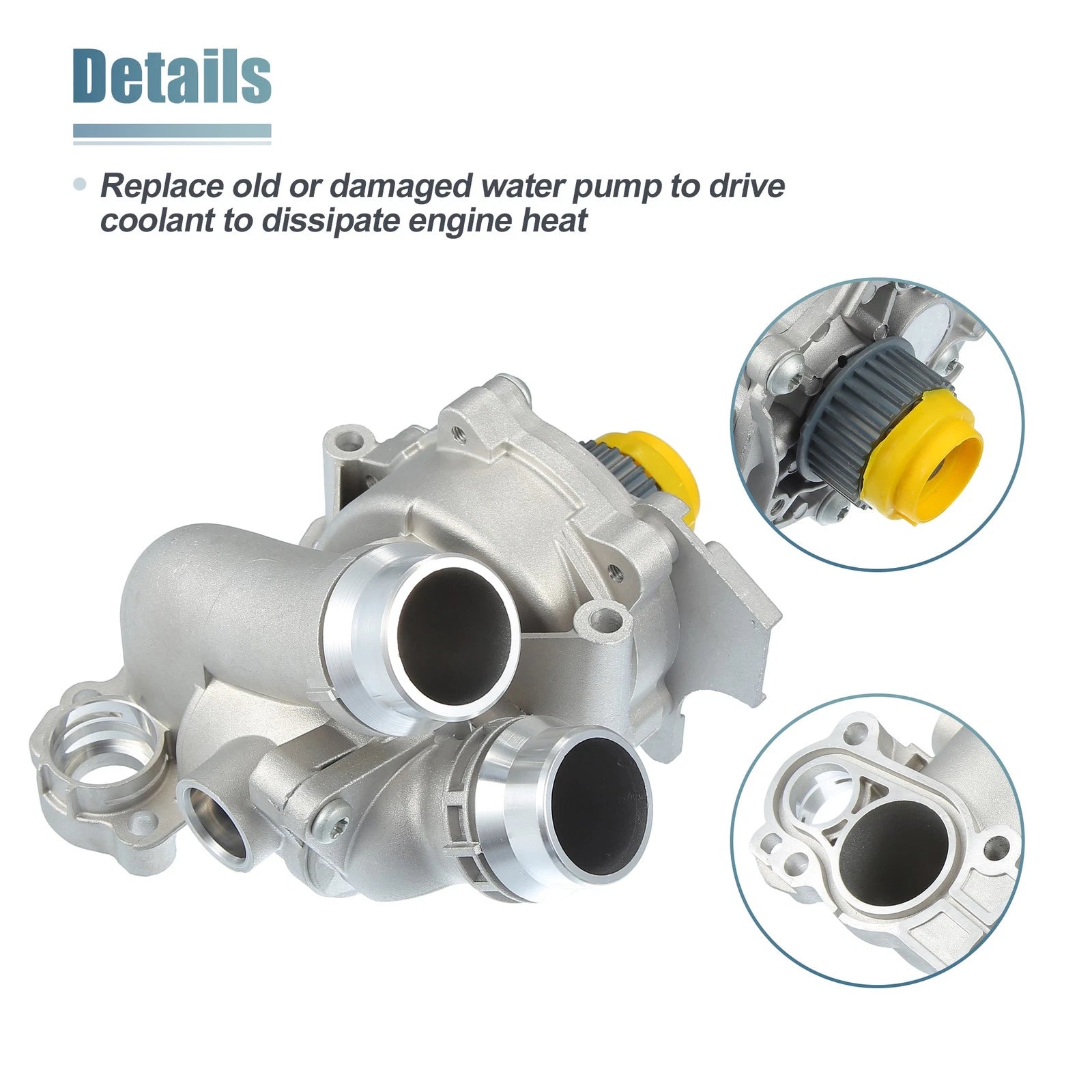 Water Pump Replacement for Audi A3 A4 A5 A6 (2005–2015)