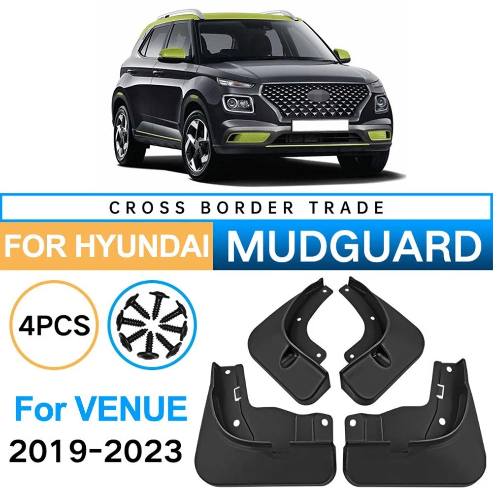 Quick Installation 4Pcs Mud Guards for Hyundai Venue Easy to Use Design