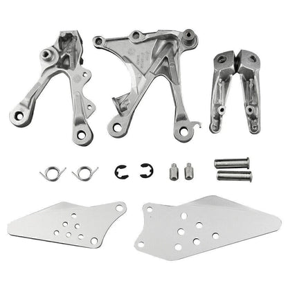 Front Footrest System Foot Pegs Pair for Kawasaki Ninja ZX6R (2005–2008)