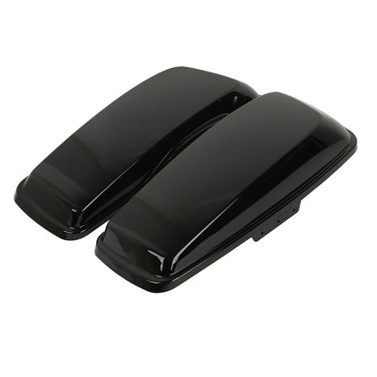 Painted Black Hard Saddlebag Lids for Harley Touring Electra Glide (2014–2024)