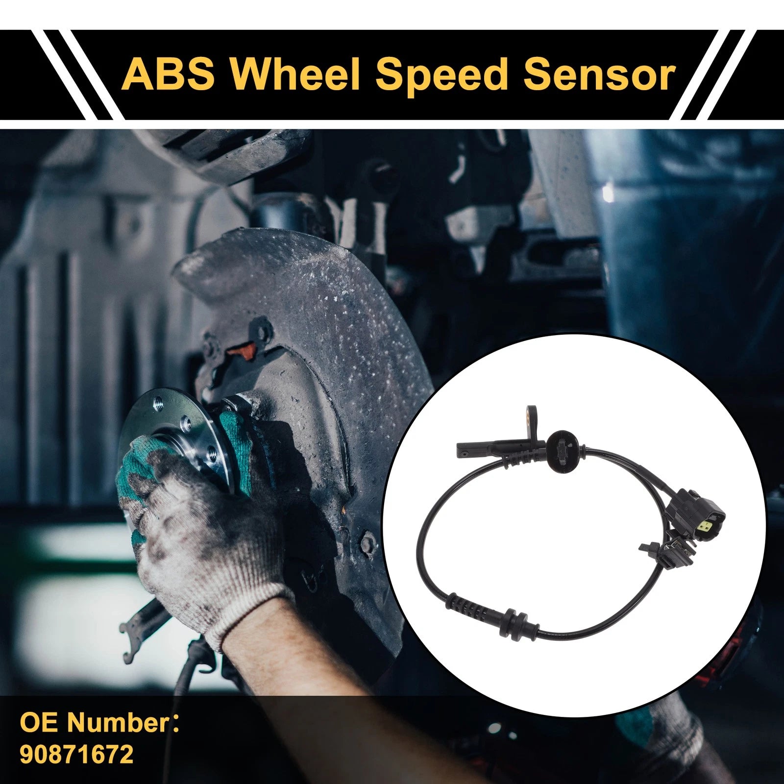 ABS Wheel Speed Sensor Rear Left Replacement for Chevrolet Sail 3 (2012–2014)