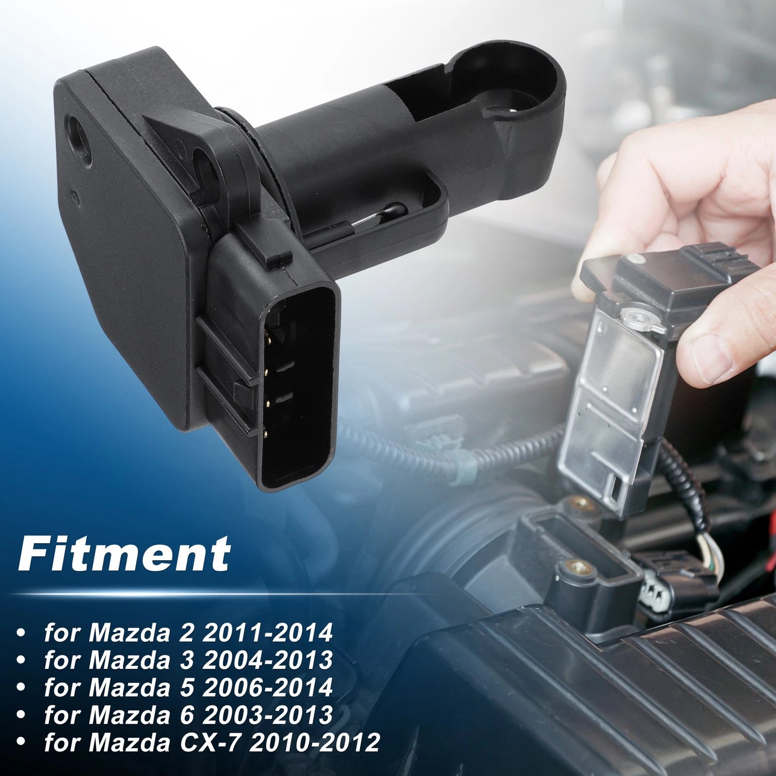 Mass Air Flow Sensor Meter Replacement for Mazda 3 (2004–2013)