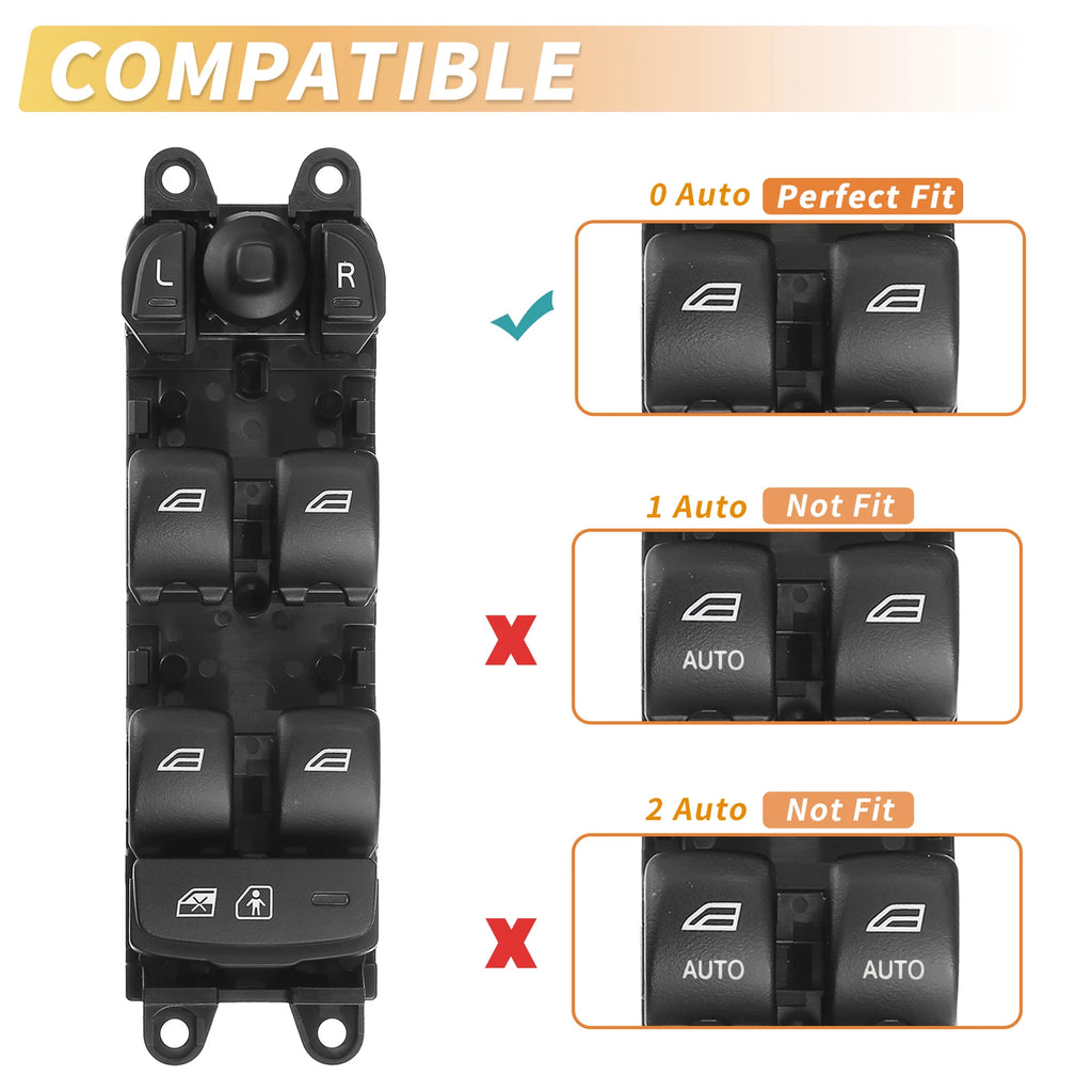 Power Window Switch for Volvo S60 V60 XC60 (No. 31334348)
