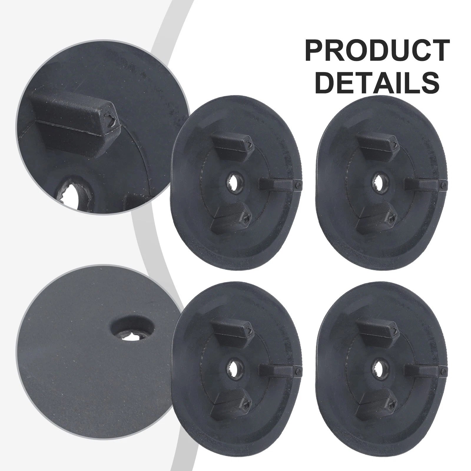 Rubber Sink Gasket Washer for (No Drilling Installation)