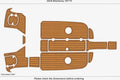 EVA Pads for Monterey 197 FS (2018) - Teak Faux Flooring Mat