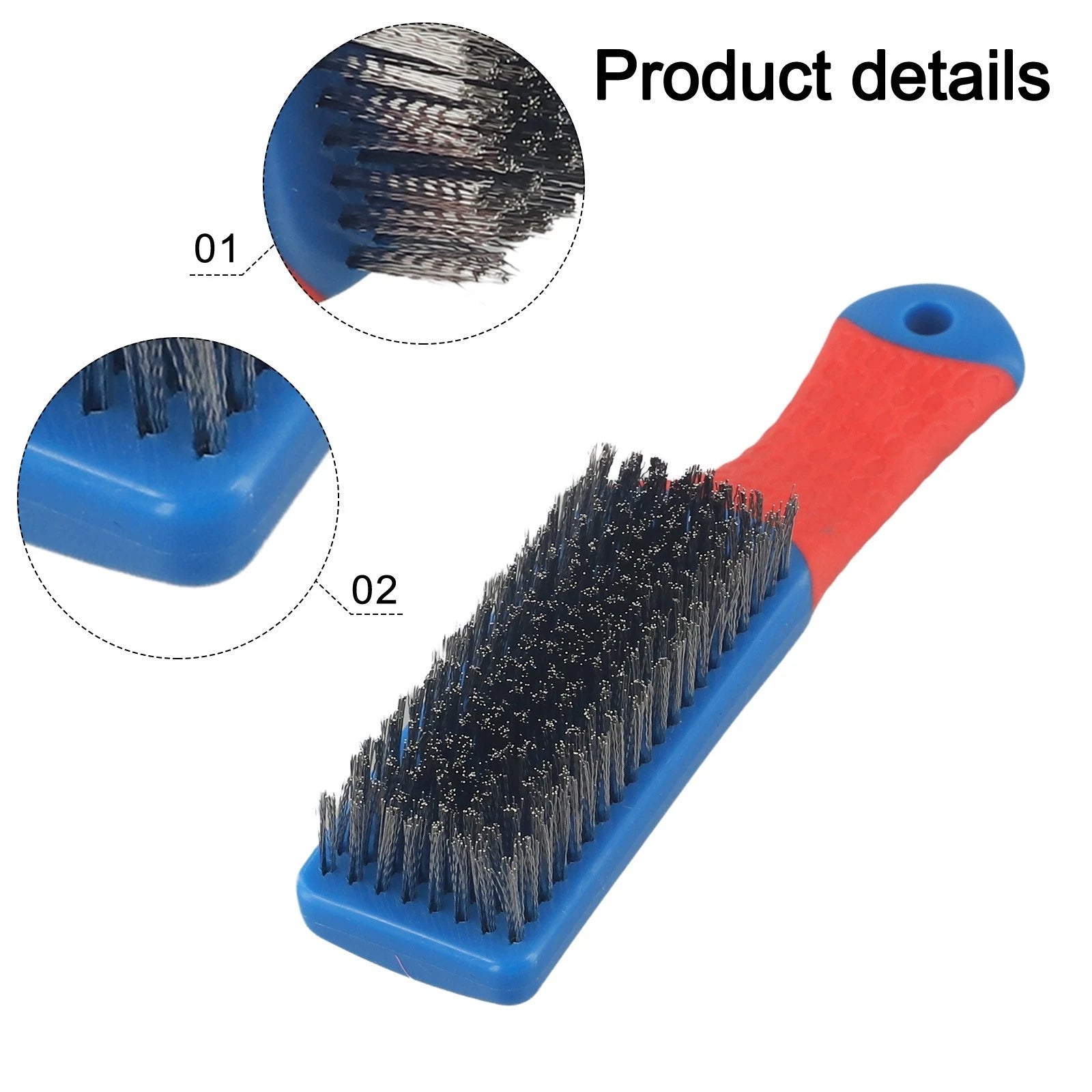 160mm Steel Wire Brush for Kitchen Cleaning (Rust Removal)