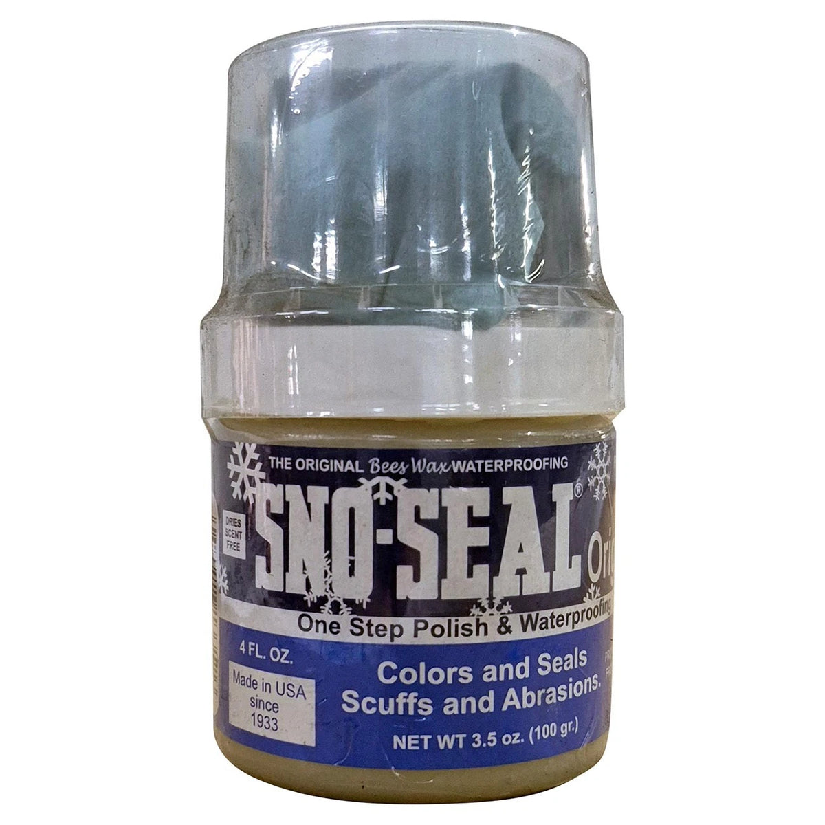 Sno-Seal Beeswax Waterproofing Leather Protection for All Models (4 oz. Jar)
