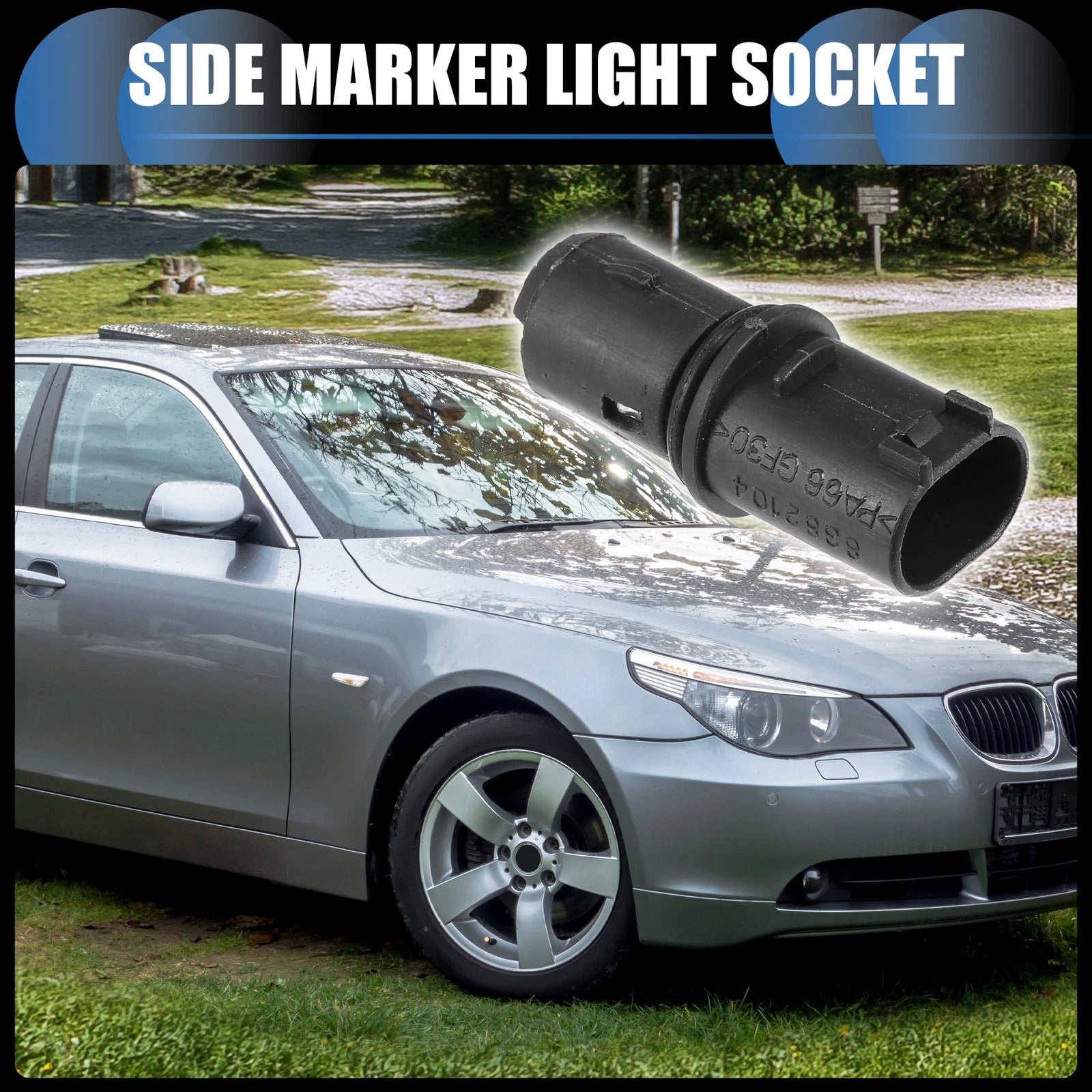 Side Marker Light Socket No. 63138382104 for BMW Mini Cooper (2001–2019)