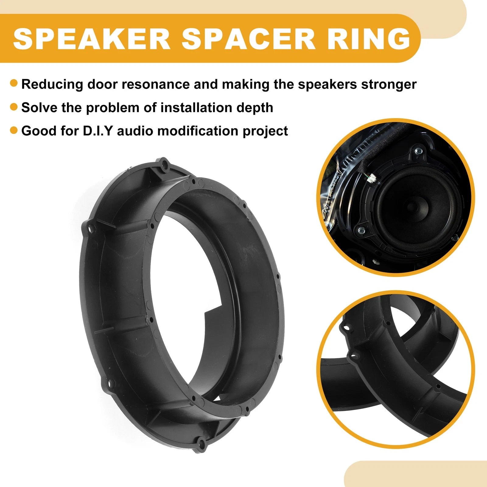 Tweeter Speaker Spacer Adapter for Volkswagen Excelle 2 Piece (2005–2015)