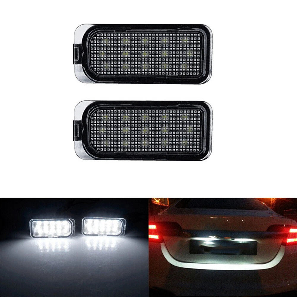 2Pcs LED License Plate Light for Ford Transit Courier Tourneo Focus S-Max (2014–2023)