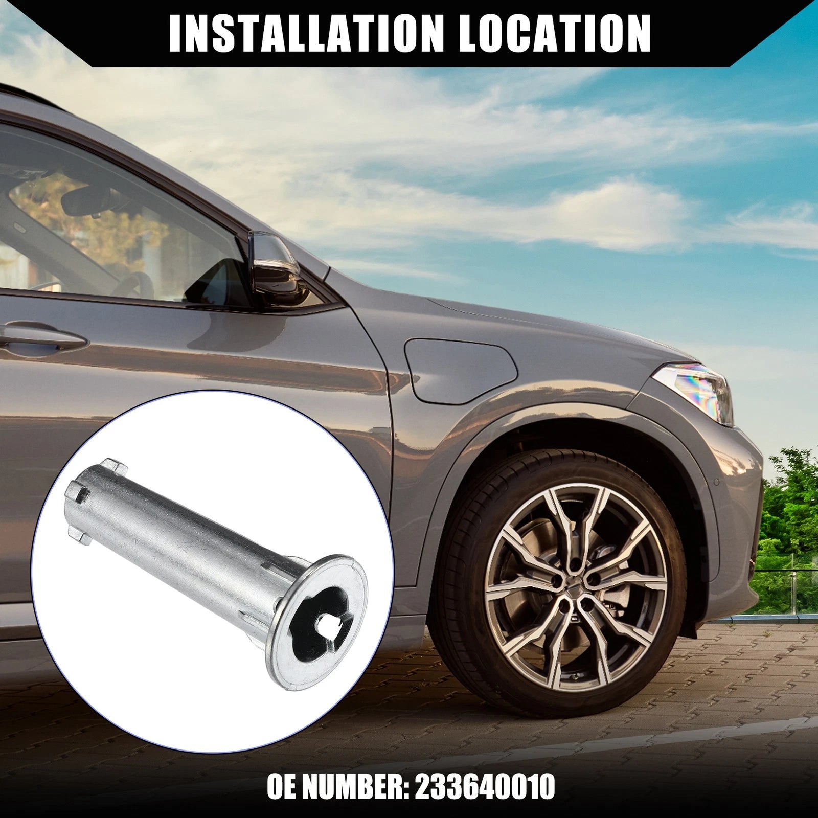 Exterior Mirror Hinge Replacement for BMW X1 E84 X3 F25 Durable Silver Tone