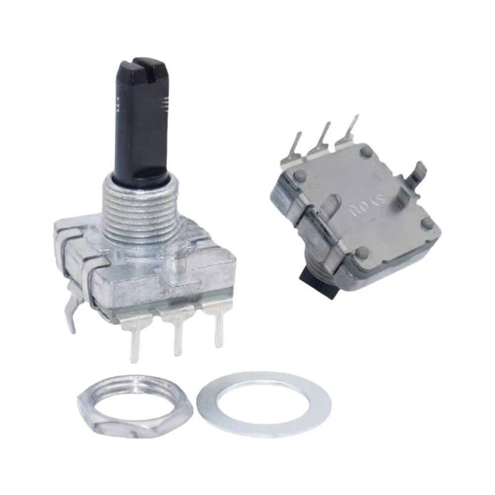 24-Step EC16 Rotary Encoder with Serrated Shaft for Mixers