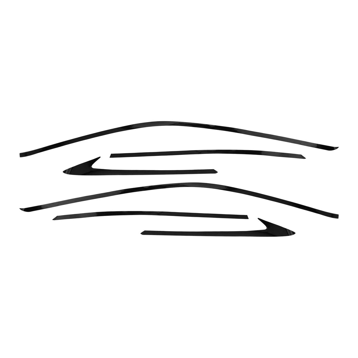 Blackout Side Window Trim Cover for Civic Sedan (2022–2023)