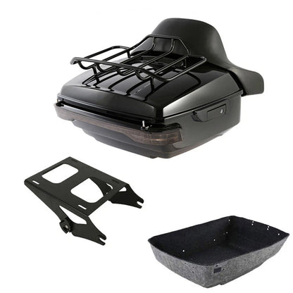 LED Tail Light for Harley Touring (2014–2026) - King Trunk Backrest Mount Rack