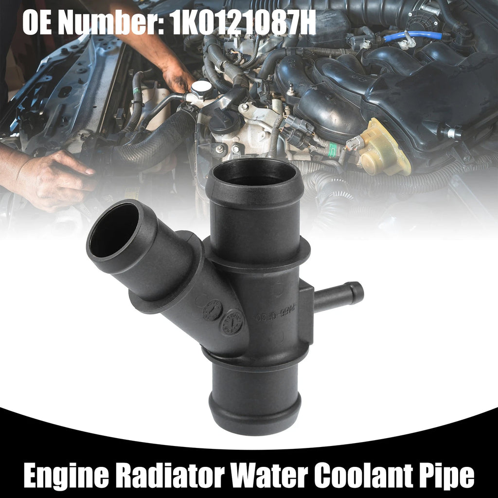 Engine Radiator Coolant Hose Connector for Volkswagen Eos 2.0L (2006–2015)