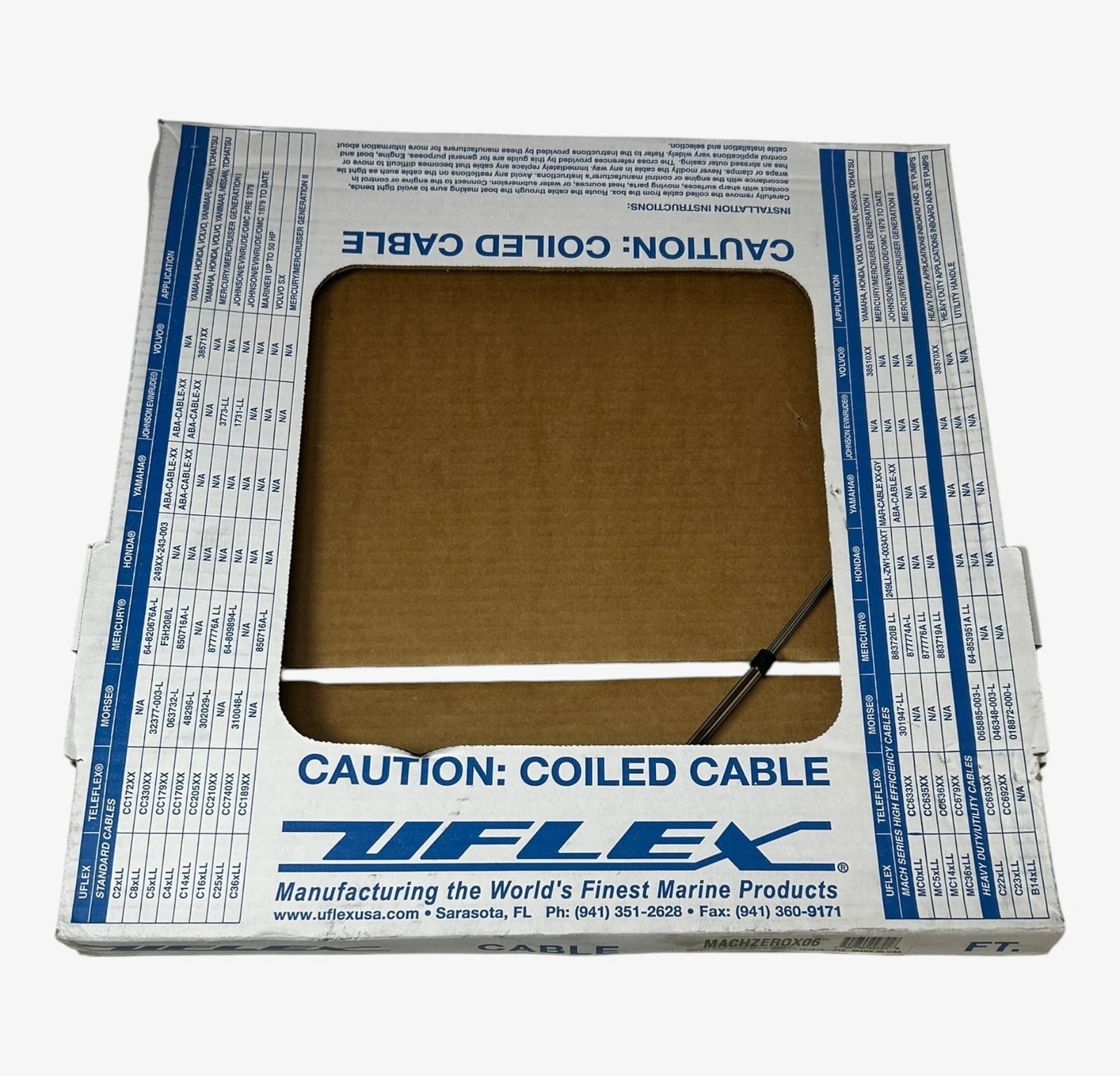 Uflex Mach 33C Control Cable 6FT for Uflex MACHZER0X06