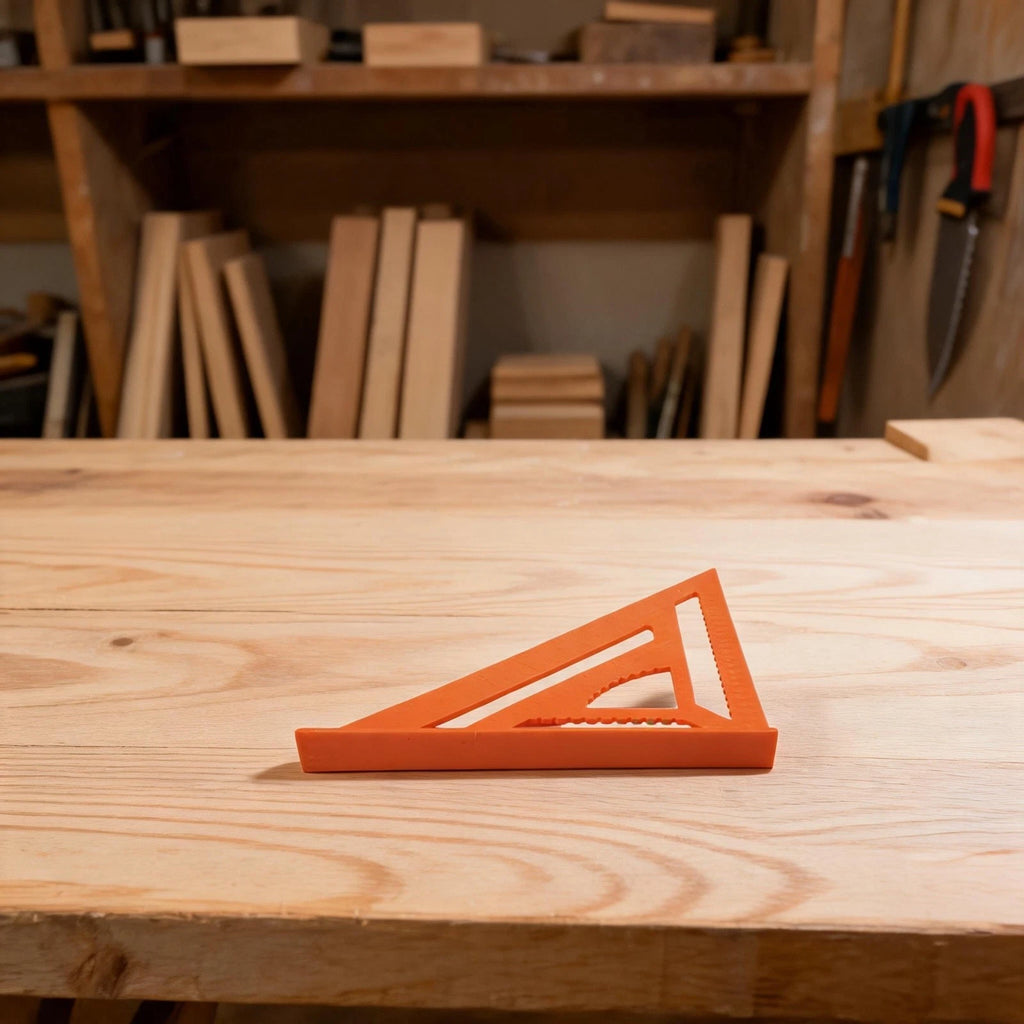 Plastic Triangle Square for Woodworking Angle Measurement and Layout