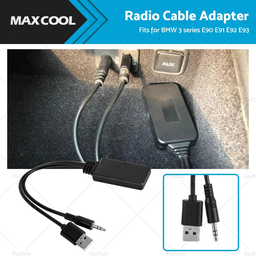 Bluetooth AUX Cable Adapter for BMW 3 Series E90 E91 E92 E93