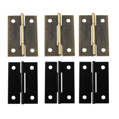 6Pc Mini Hinge for Dollhouse Jewelry Chest Craft Cabinet (45x31mm)