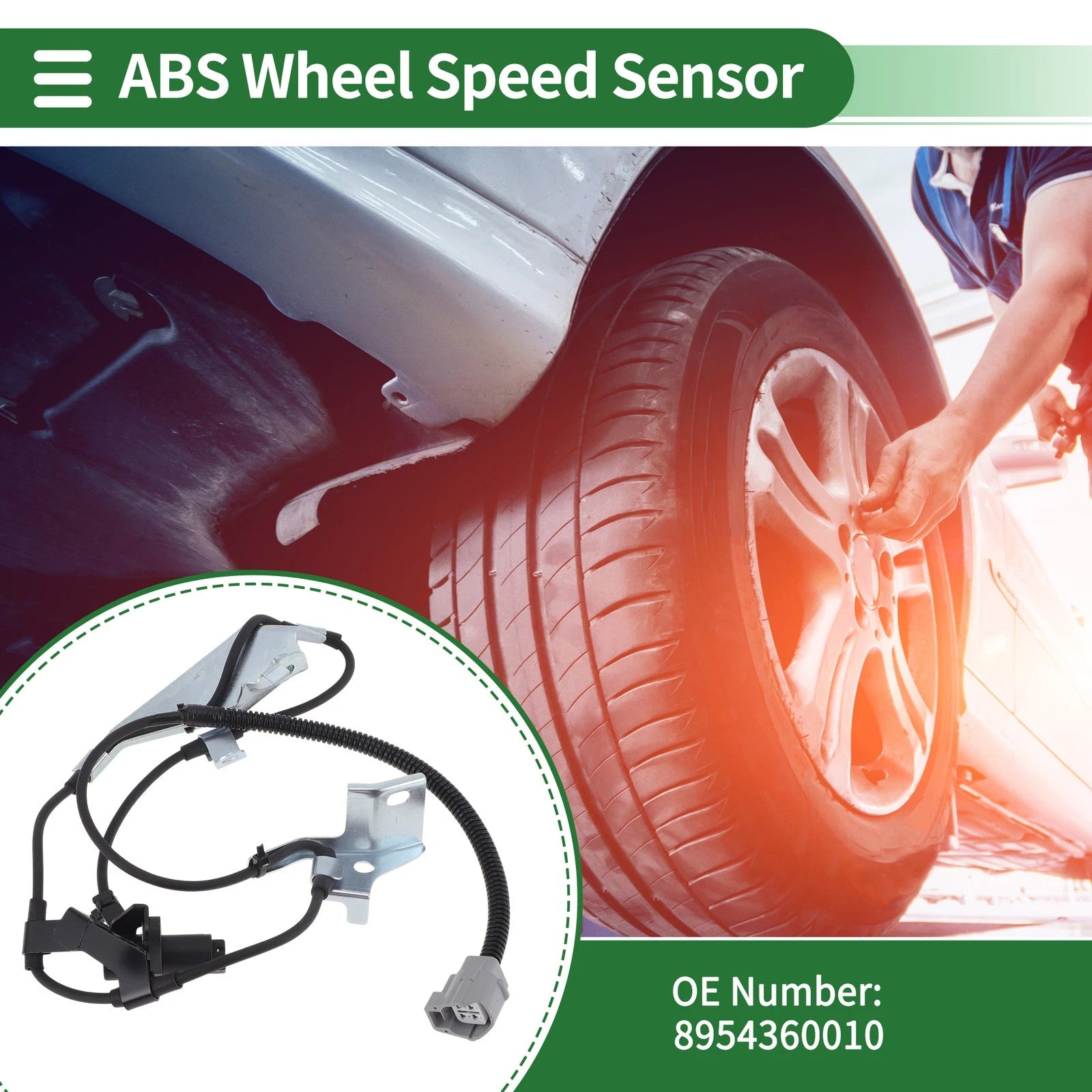 ABS Wheel Speed Sensor Replacement for Lexus LX470 (1998–2007) Front Left