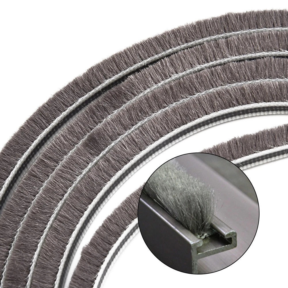 Sliding Door Draught Excluder Brush Pile Seal for (10m)