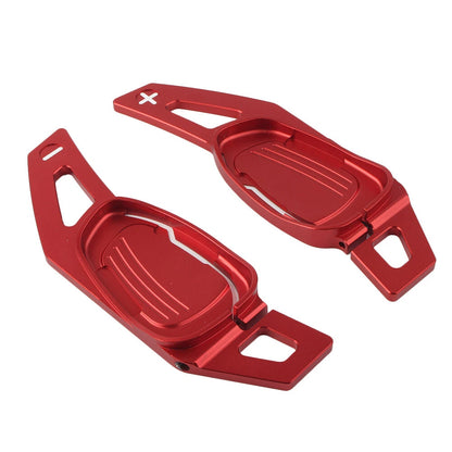 2pc Steering Wheel Shift Paddle Trim Cover for Audi A5/S5 (2016) Red