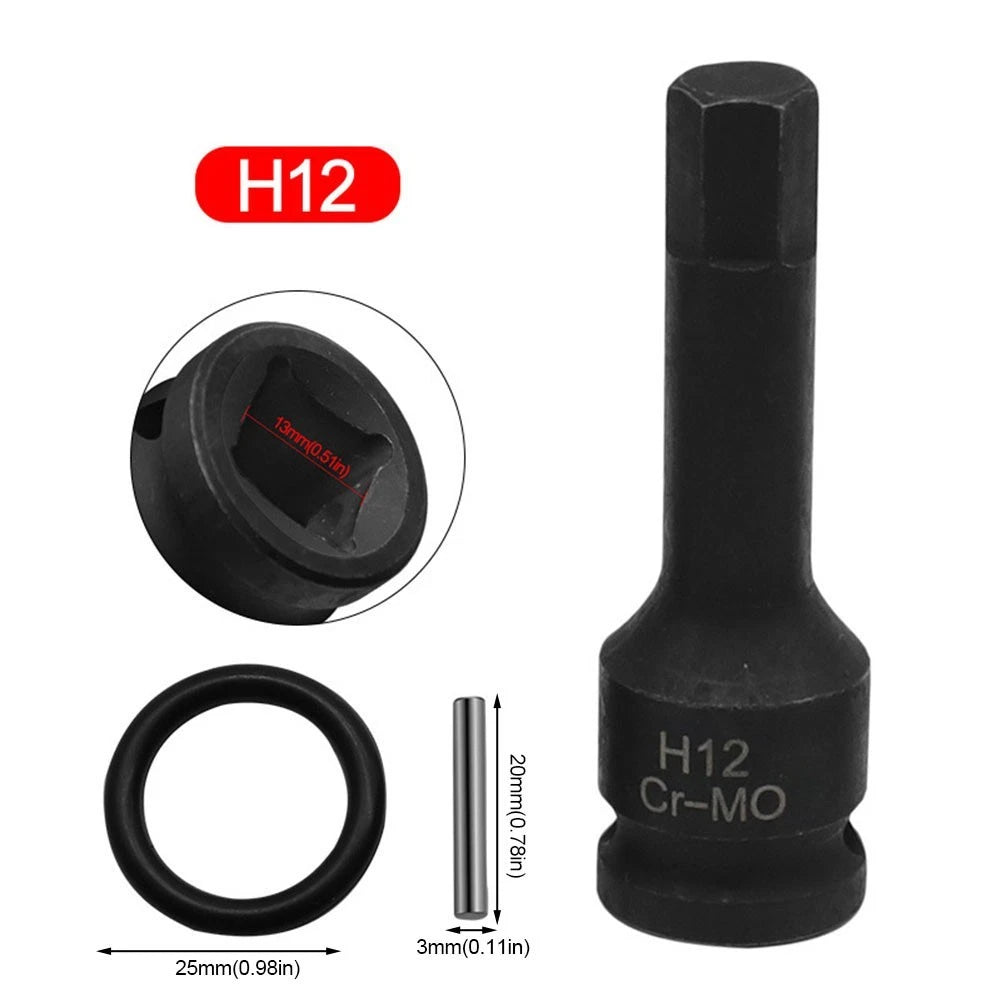 12-Inch Drive Hex Socket Wrench for Comfortable Handling