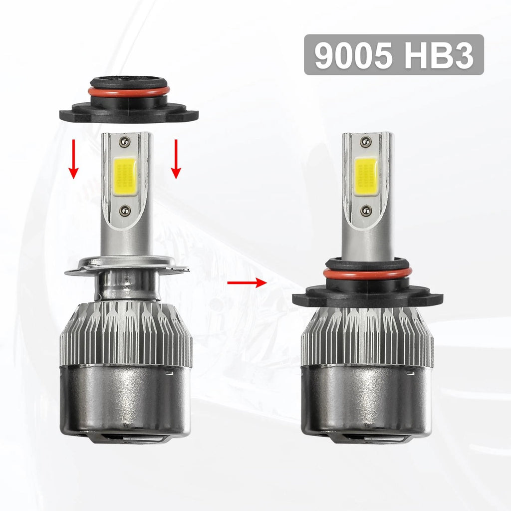 2X 9005 HB3 LED Headlight Adapter Base Bulb Sockets for Car