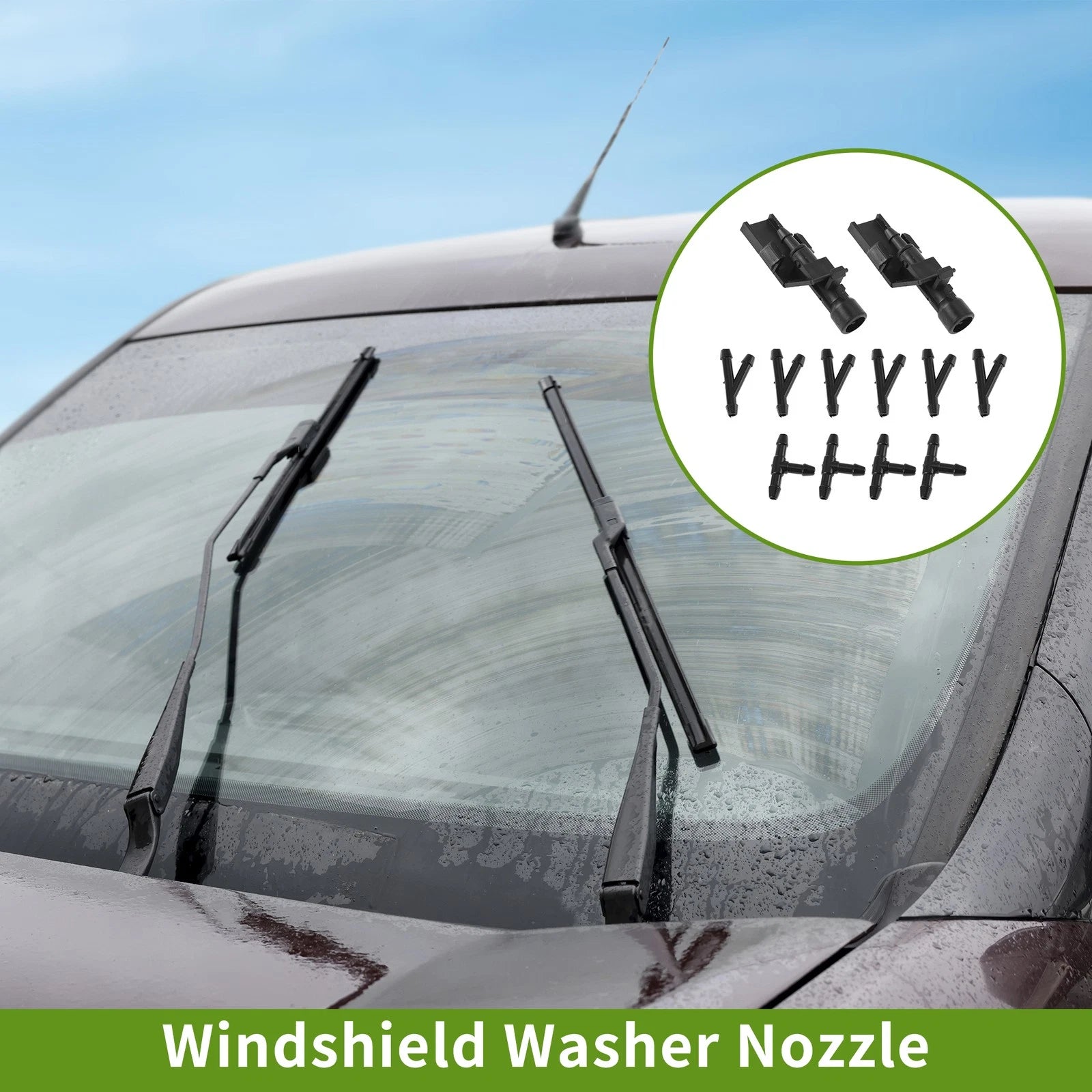 Windshield Washer Nozzle Set for Honda (No. 76810TP6A01)