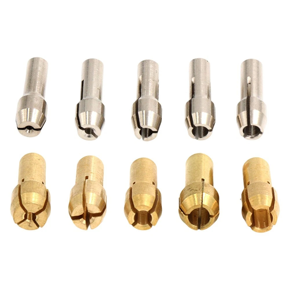 Chuck Adapter Set for DIY Projects (Copper & Stainless Steel)