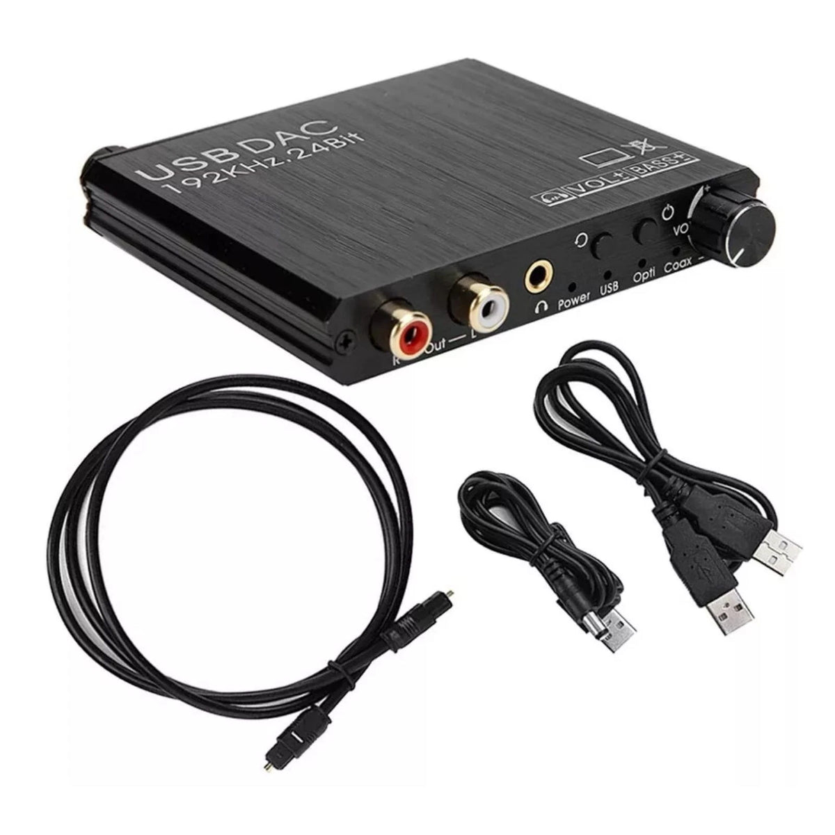 24-Bit 192 kHz Optical Digital to Analog Audio Converter for