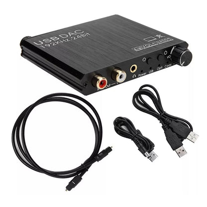 24-Bit 192 kHz Optical Digital to Analog Audio Converter for