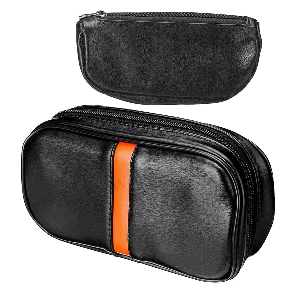 Portable Leather Pipe Case for Smoking Pipes (2 Pipes)