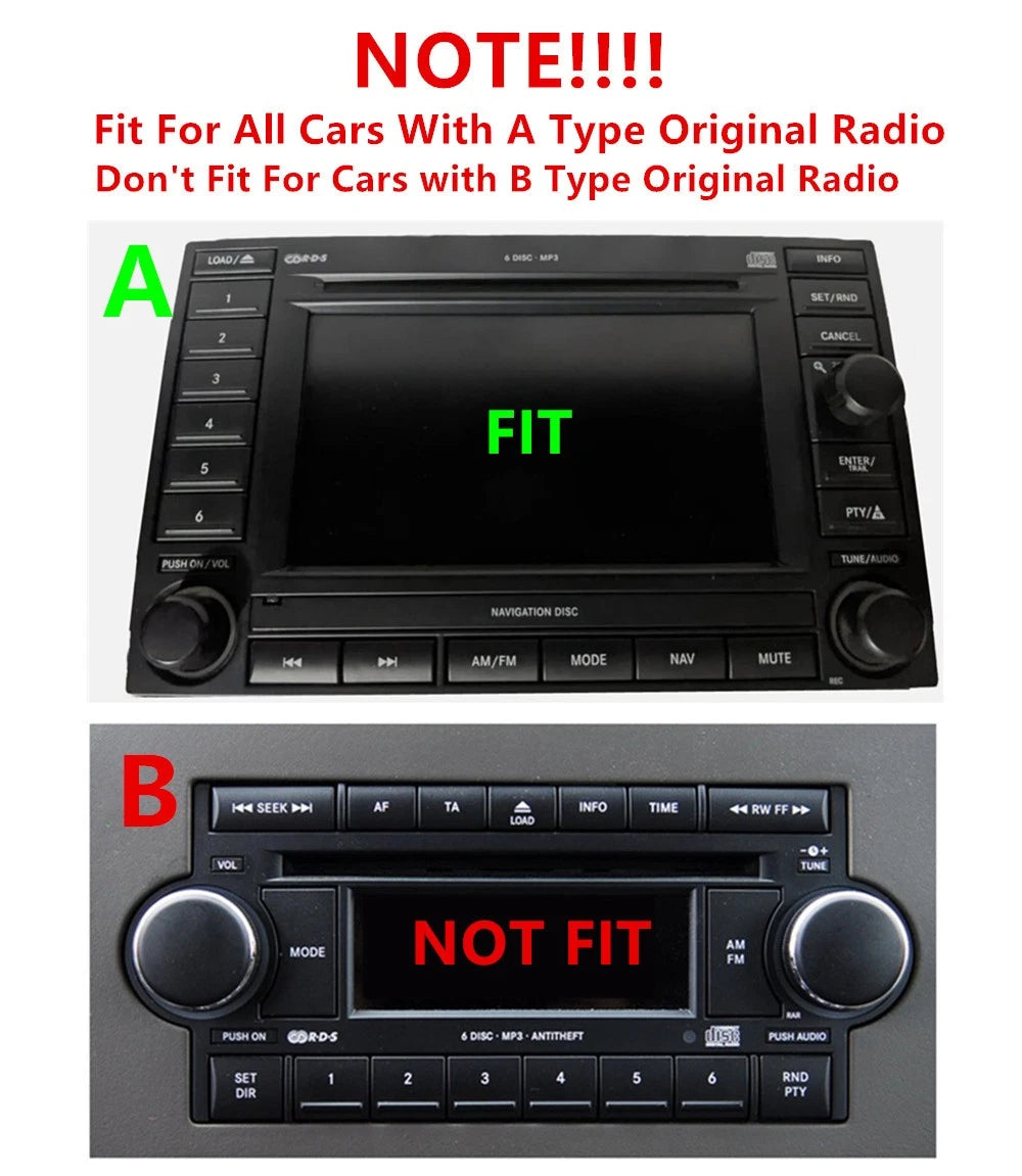 8'' Car Stereo GPS Head Unit for Chrysler 300 300C (2005–2010)