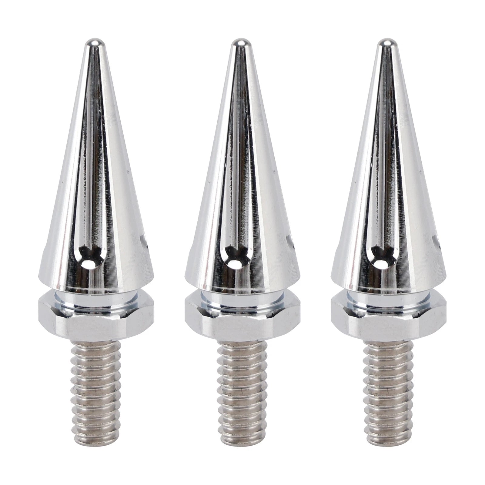 3X Silver Spike Windshield Bolts for Street Glide Electra Glide Touring (1996–2013)