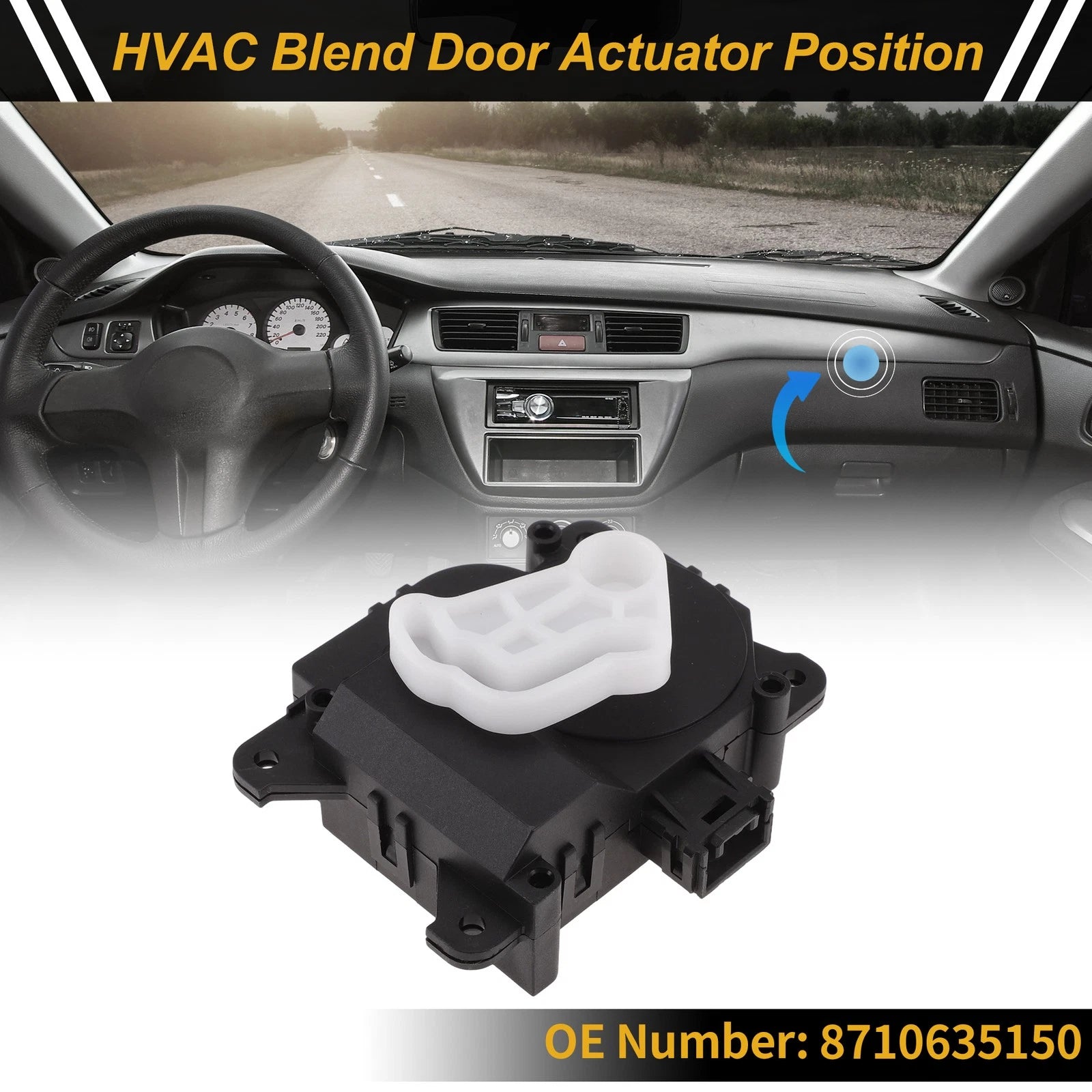 HVAC Heater Blend Door Actuator Replacement for Lexus GX470 (2005–2009)
