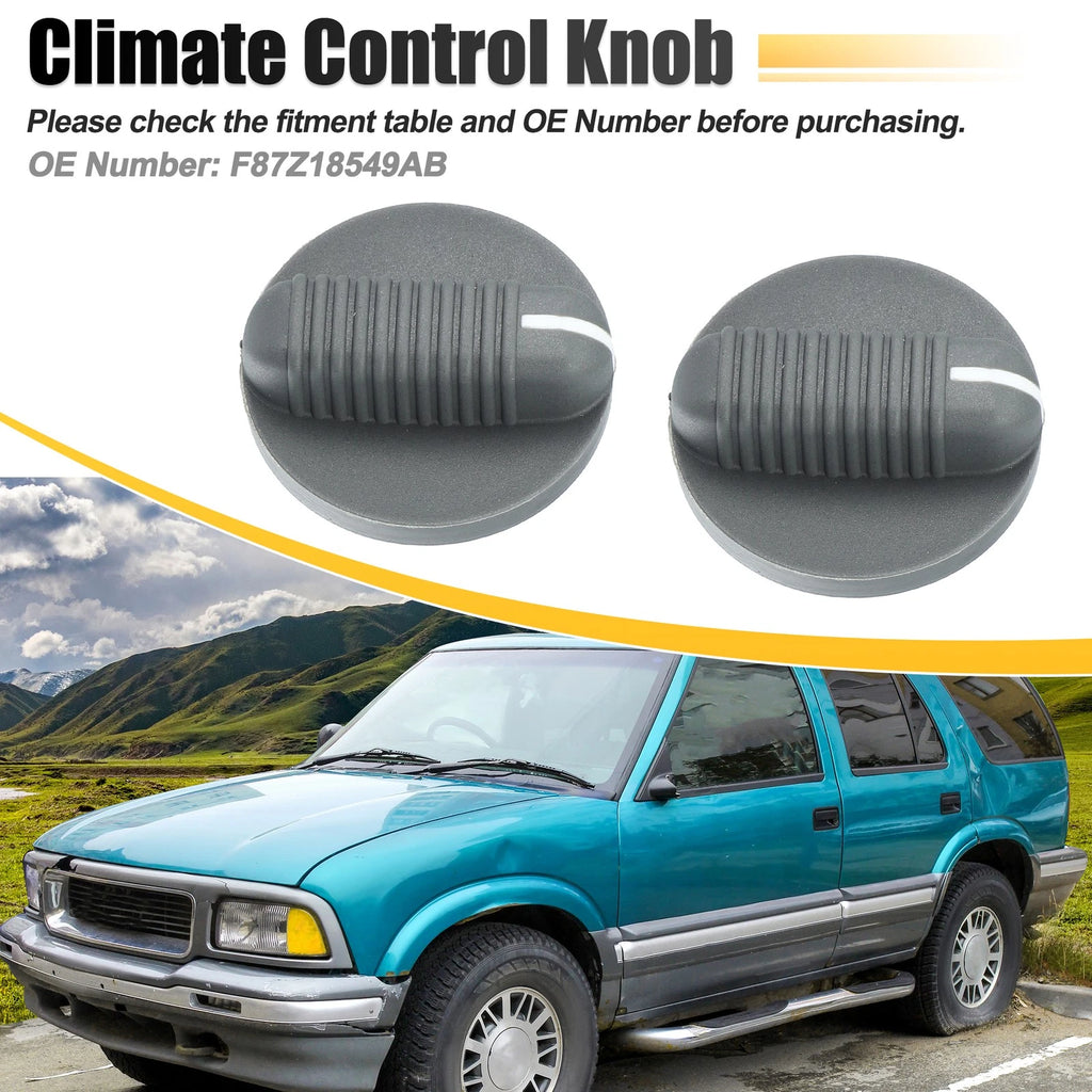 Climate Control Knob Replacement for GMC Sonoma for Chevrolet 1995–1997