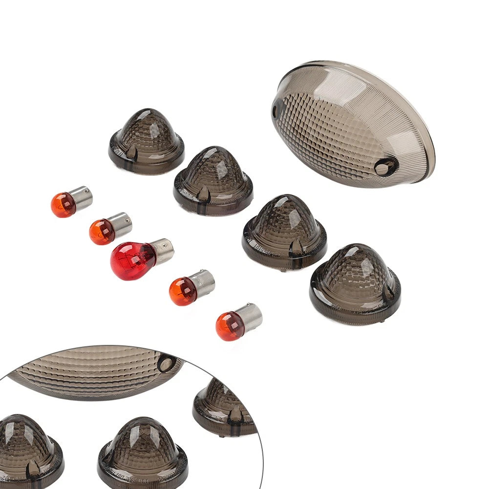 Turn Signal Covers Tail Light Lens Smoke for T100 Scrambler