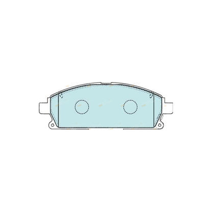 Set of 4 Bendix Front Disc Brake Pads for Nissan Pathfinder R50 (1995–2005)