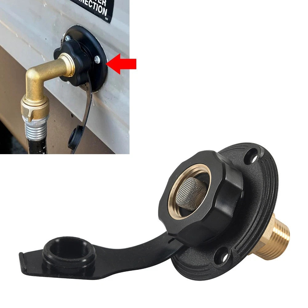 RV City Water Inlet with Check Valve for RVs