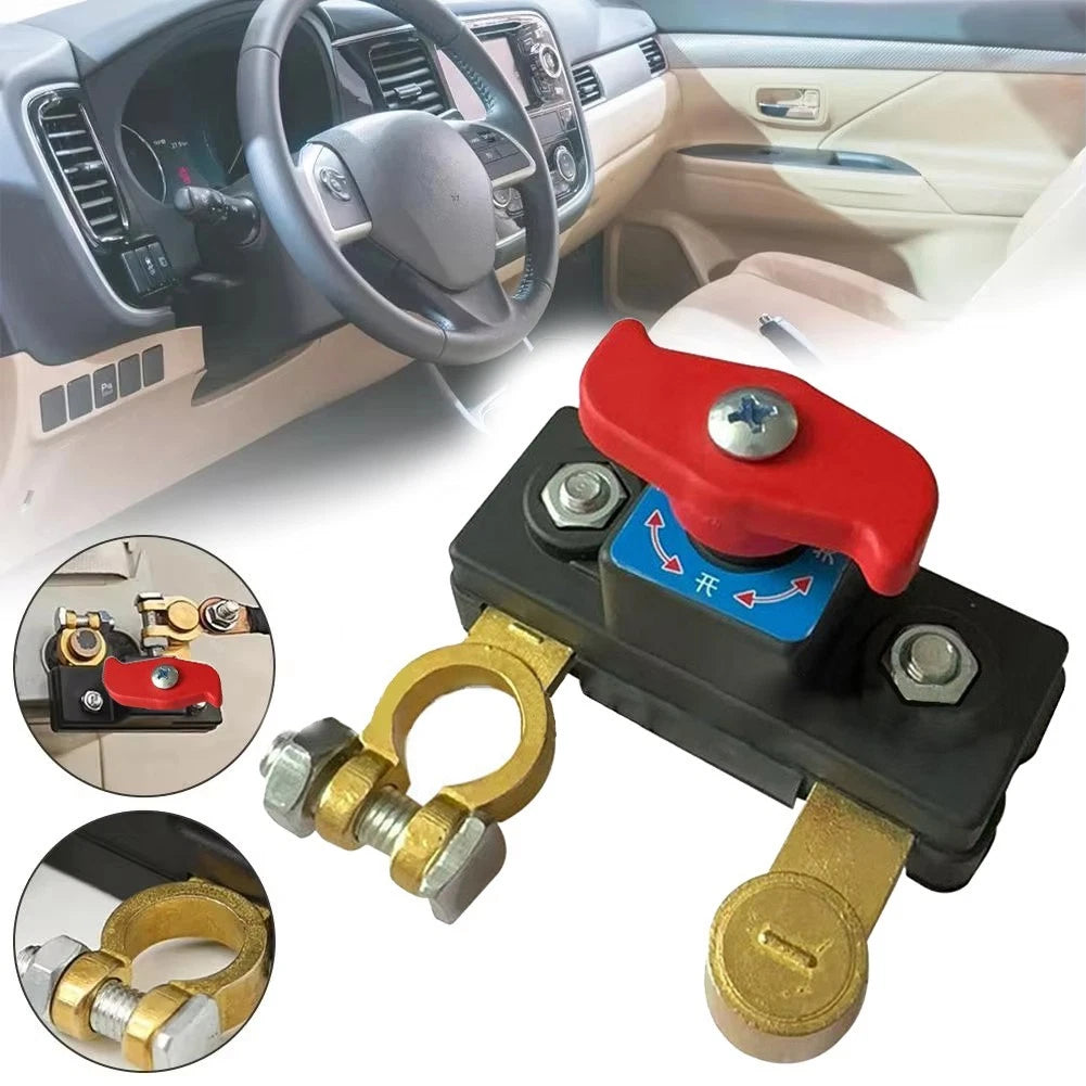 Car Battery Isolator Cut Off Switch for Power Saving and Theft Prevention