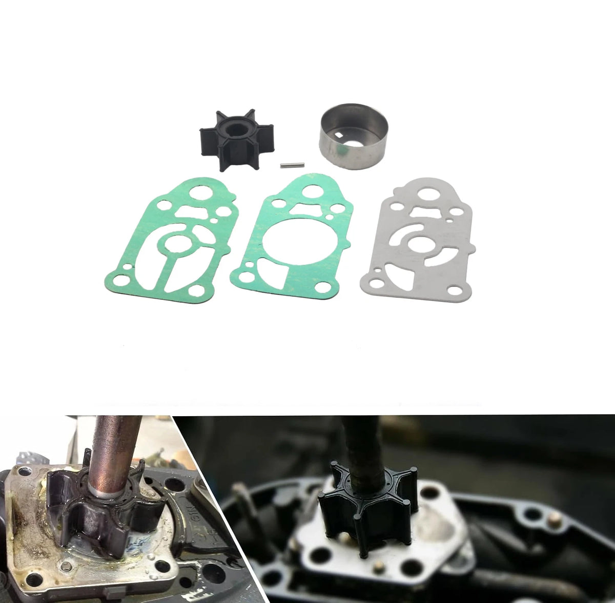 Impeller Water Pump Repair Kit for Mercury Mariner (16159A2, 8M0080264)