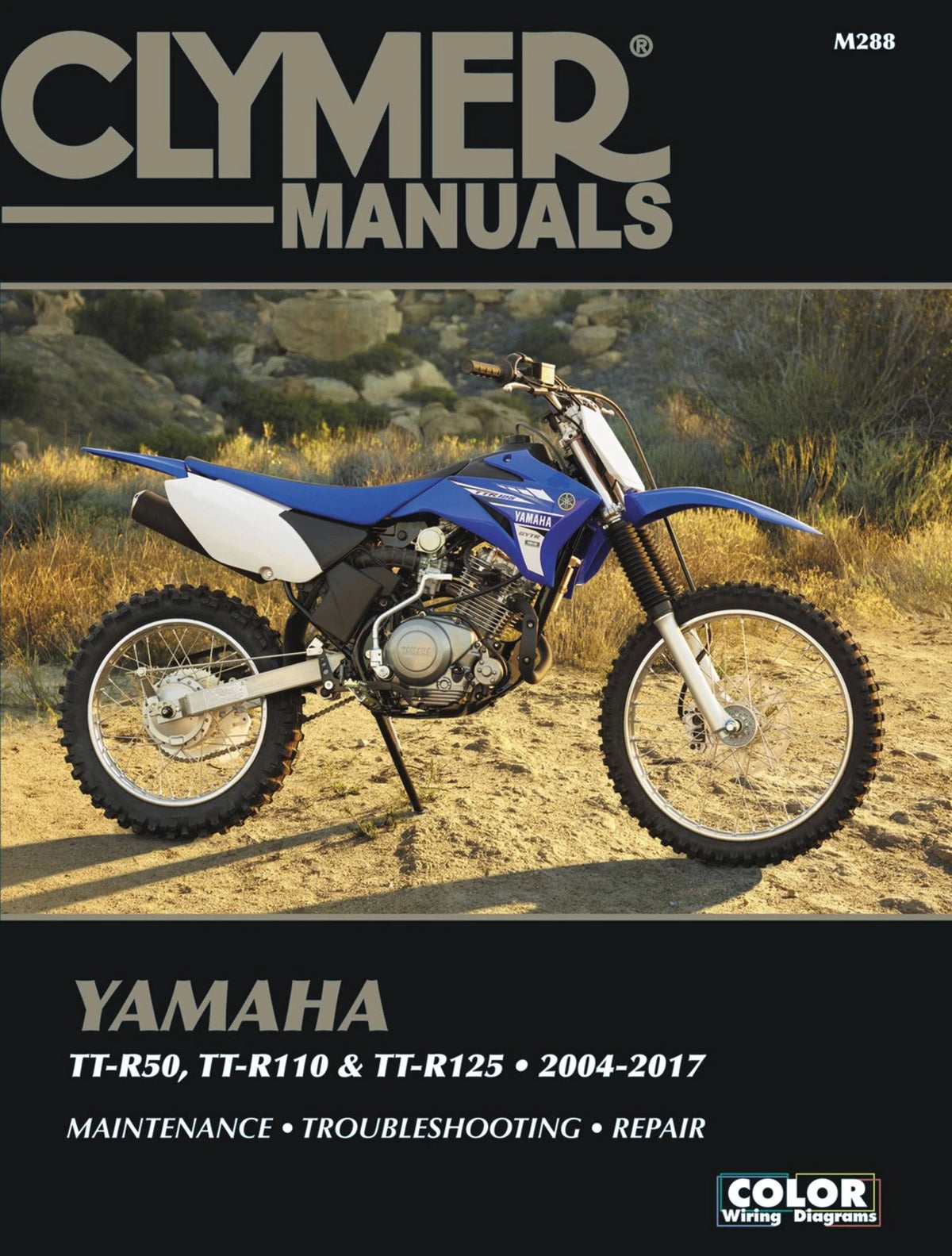 Clymer Manual for Yamaha TT-R50/TT-R110/TT-R125 (2004–2017)