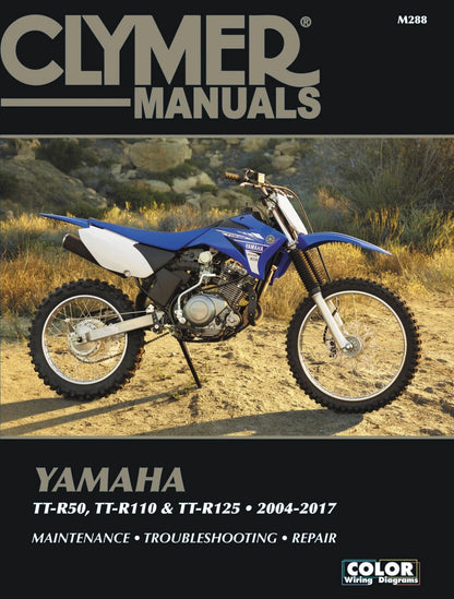 Clymer Manual for Yamaha TT-R50/TT-R110/TT-R125 (2004–2017)